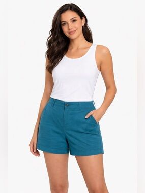 Banana Republic Teal Chino Shorts